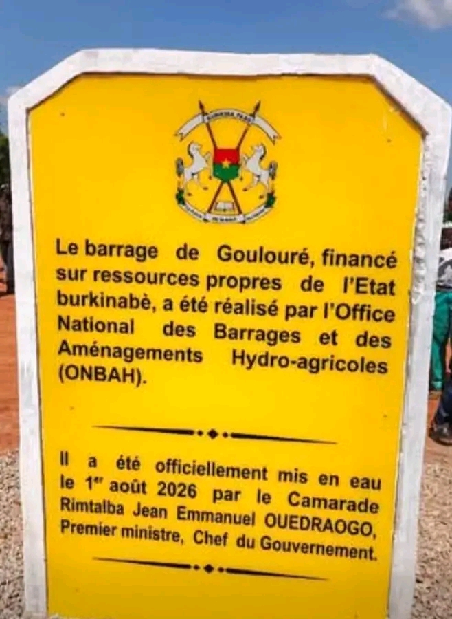 Inauguration du barrage de Goulouré 